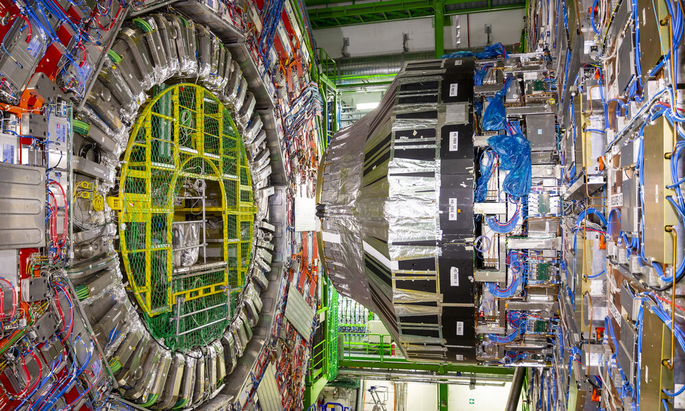 Una parte del Large Hadron Collider