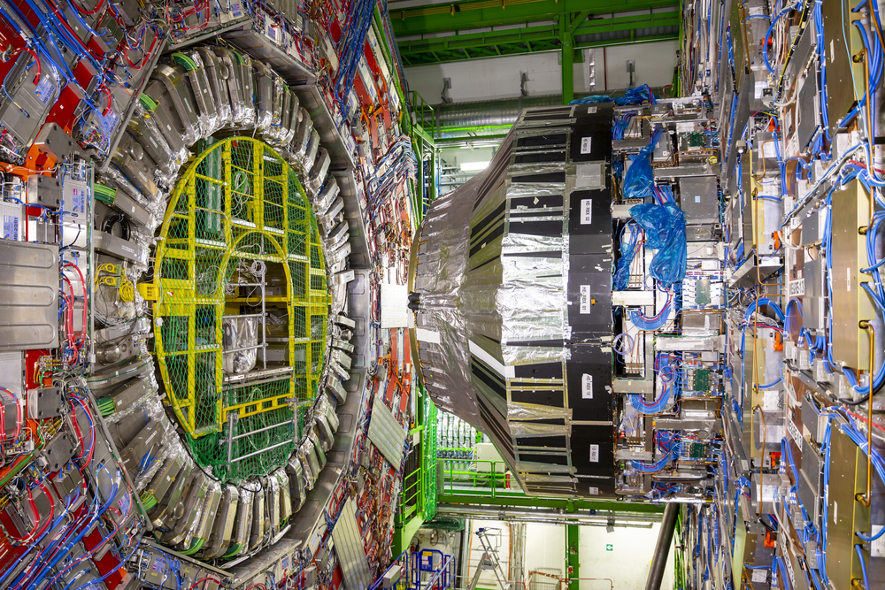 Una parte del Large Hadron Collider