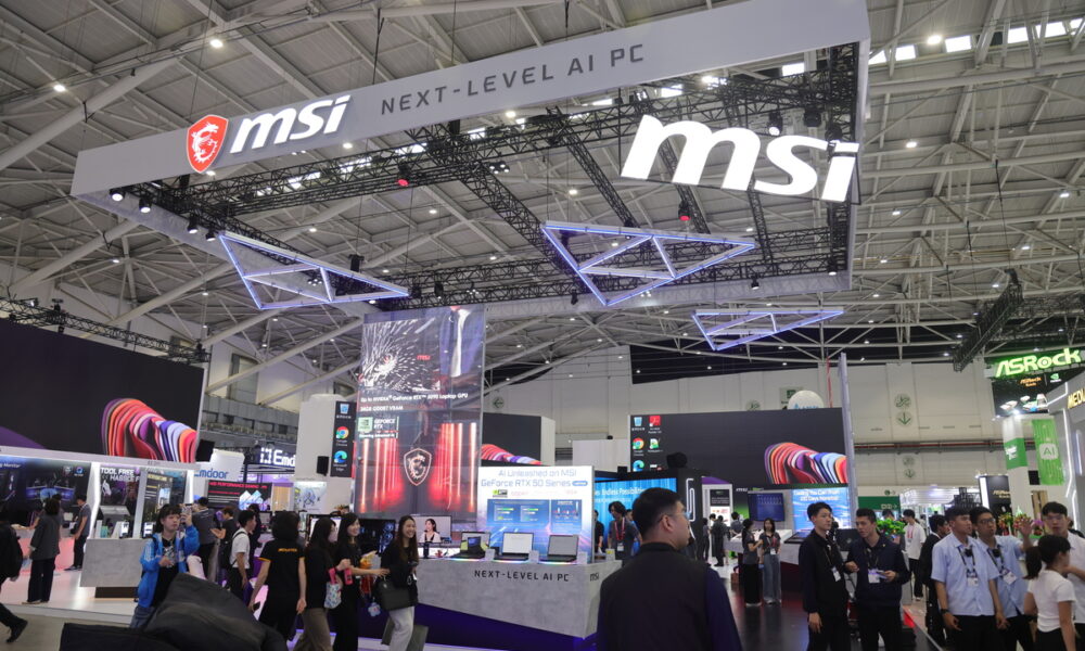 Lo stand MSI al Computex 2025 di Taipei