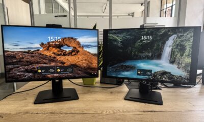 I 2 modelli provati, il PRO MP275QPDG (a sinistra) e il PRO MP275QPG (a destra)