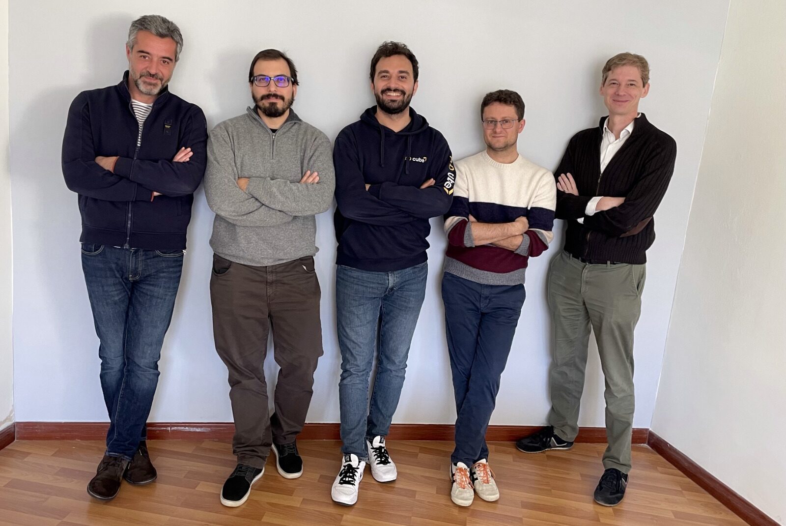 Nicola Caporaso - co-founder, CFO Francesco Trovò - co-founder and Scientific Advisor, Alessandro Nuara- co-founder, CEO Nicola Gatti - co-founder and Scientific Advisor, Marcello Restelli - co-founder