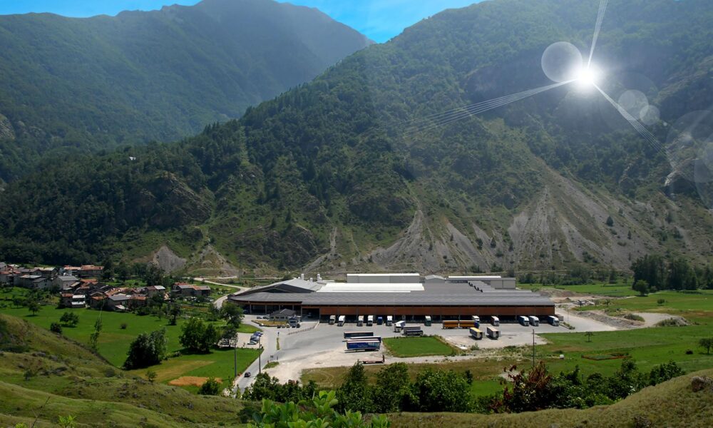 Lo stabilimento di Acqua Sant'Anna Spa