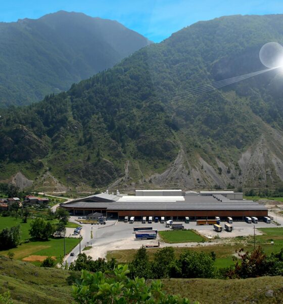 Lo stabilimento di Acqua Sant'Anna Spa