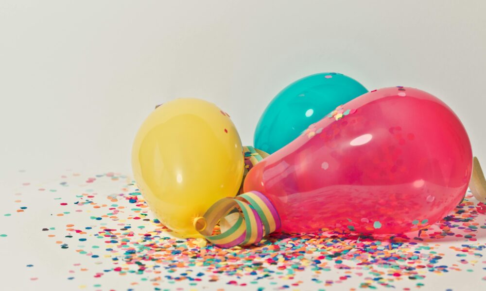 Palloncini e coriandoli