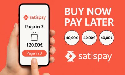 Paga in 3 di Satispay