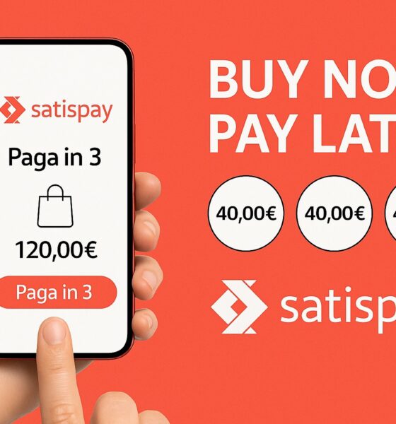 Paga in 3 di Satispay