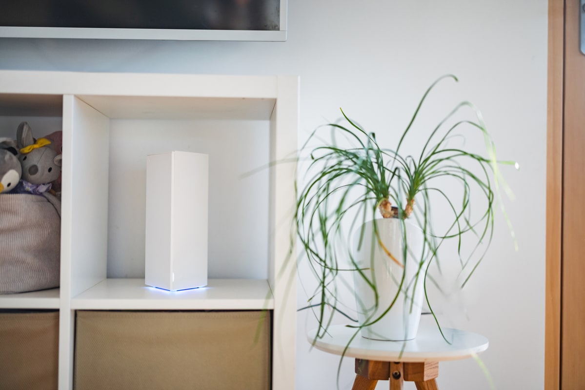 Il Roamii BE Pro Mesh System Wi-Fi 7 di MSI integrato con l'arredamento