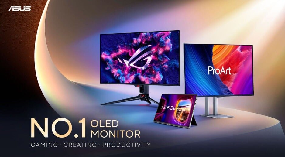 Nuovi modelli monitor OLED di ASUS per il 2026