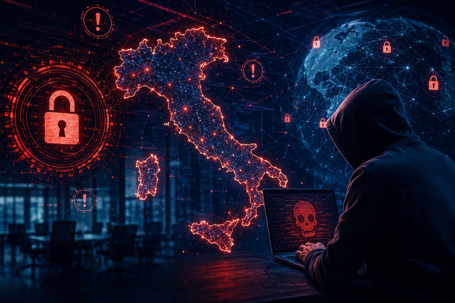 Aumento dei Cyber attacchi in Italia