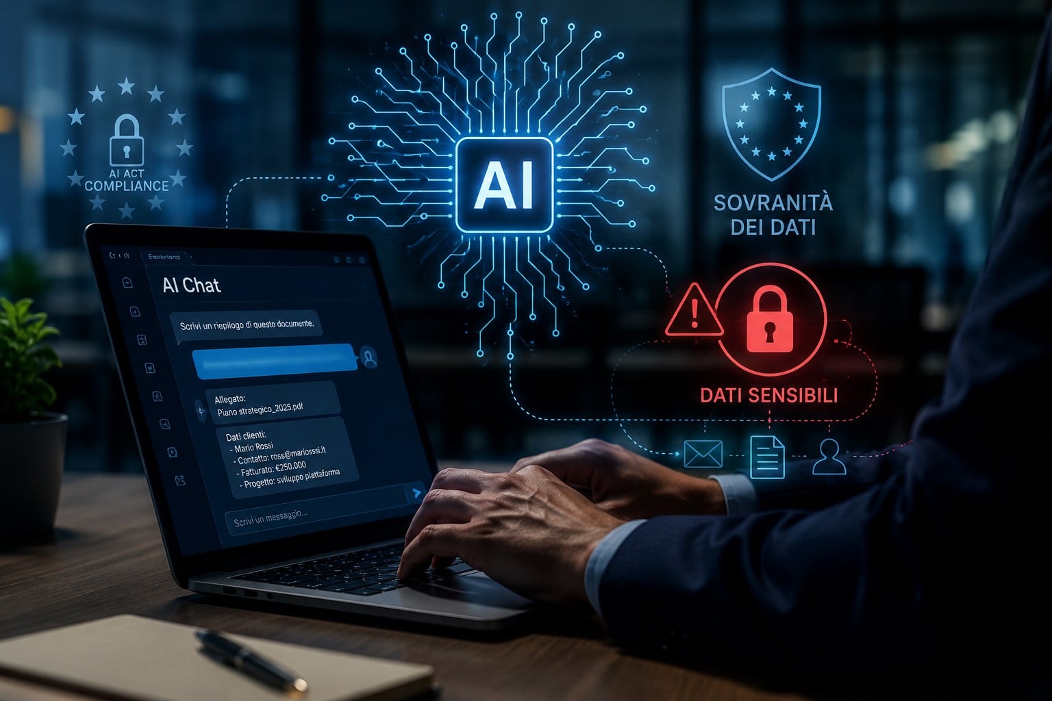 AI e dati sensibili aziendali