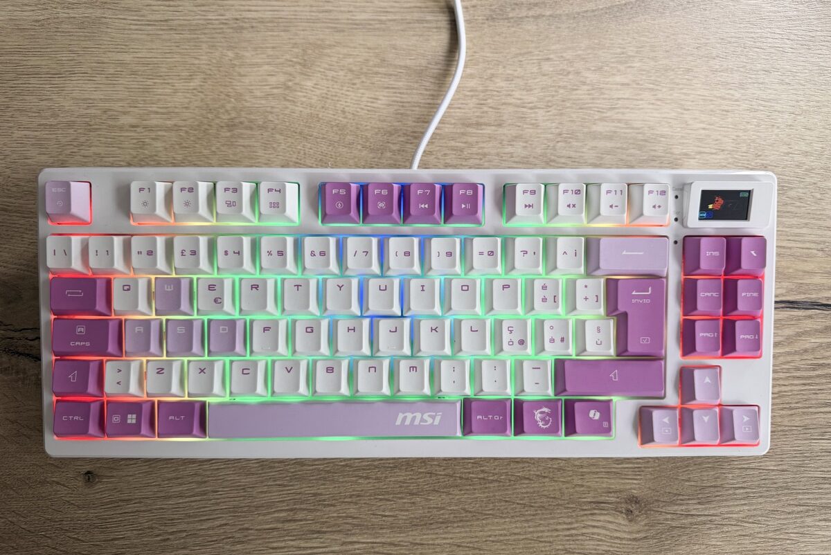 Tastiera MSI Forge GK600 TKL Wireless